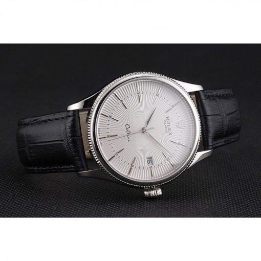 Superclone Rolex Cellini 38mm White Dial REP016802 - Image 4