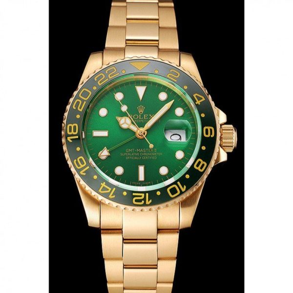 Superclone Rolex GMT-Master II 40mm Green Dial 116718LN