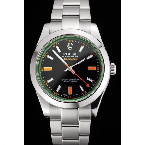 Superclone Rolex Milgauss 41mm Black Dial REP016836